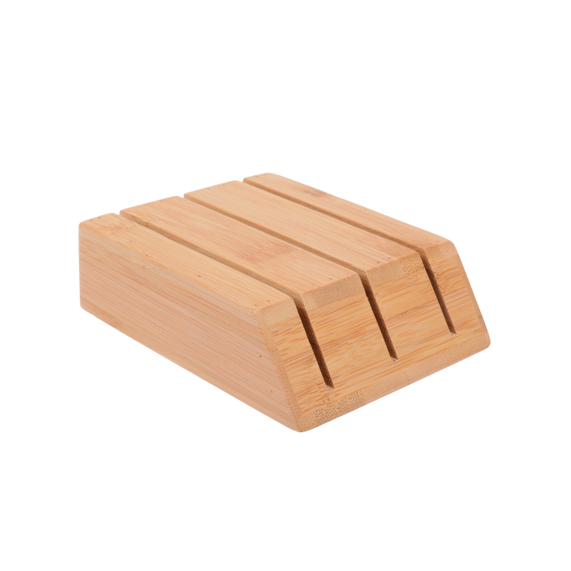 Besteckeinsatz für Schubladen, Bambus, 35,5 - 56,5 cm
