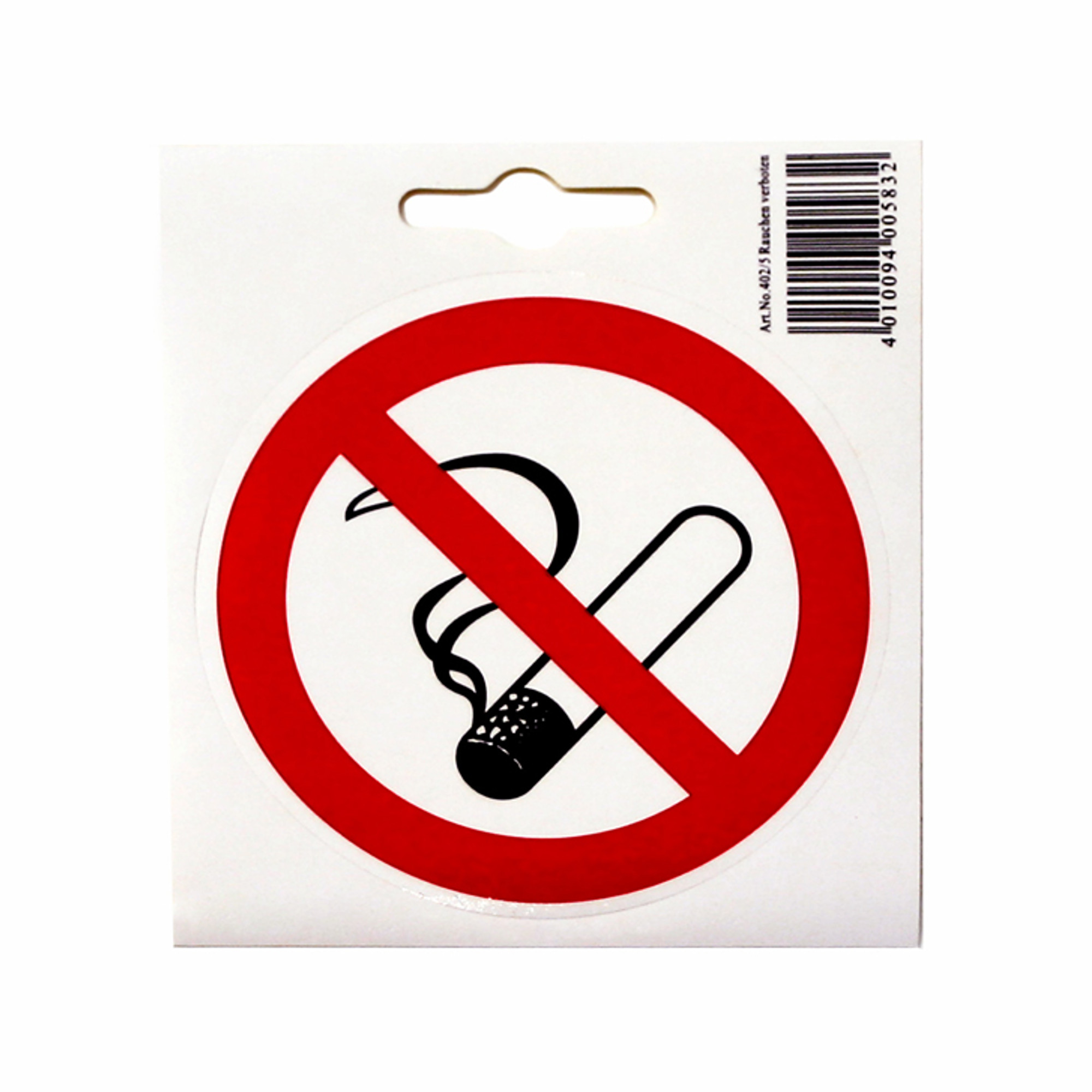 Klebeschild Zeichen Rauchen verboten