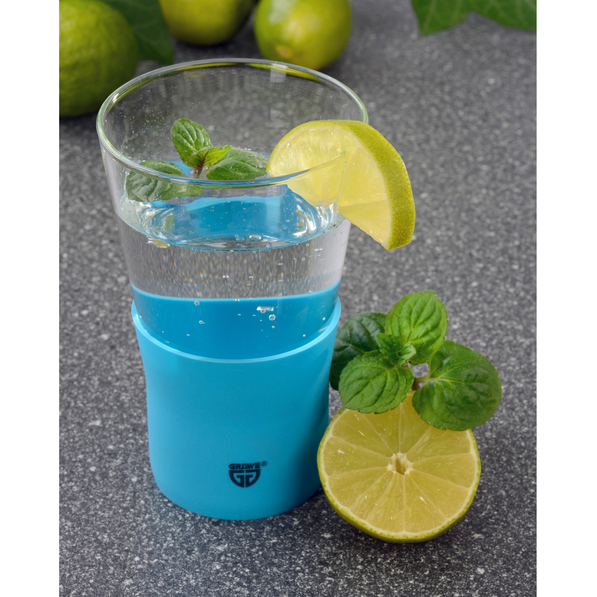 Trinkglas 350 ml blau 