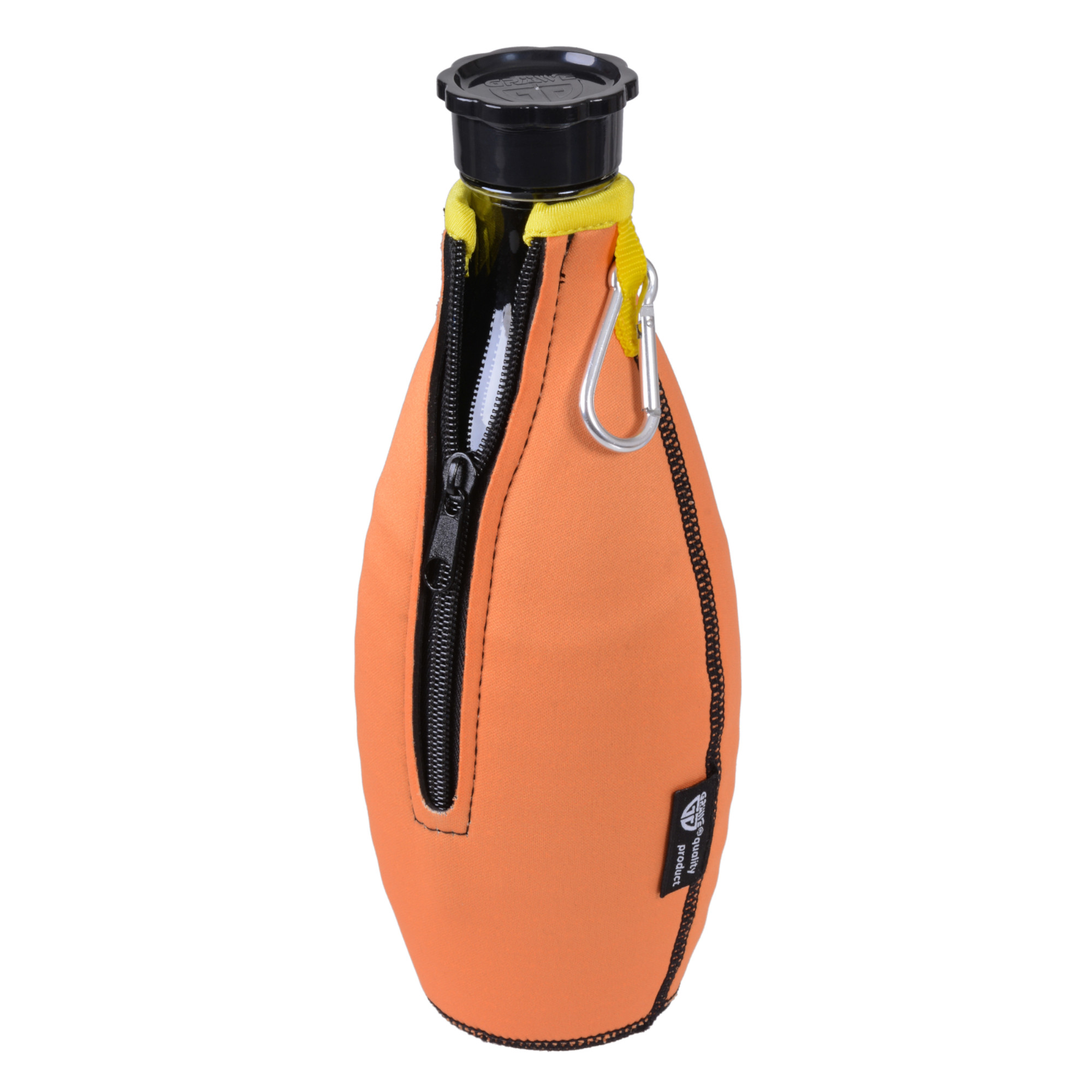 Flaschenhülle für Sodastream-Glasflaschen, Neopren, orange