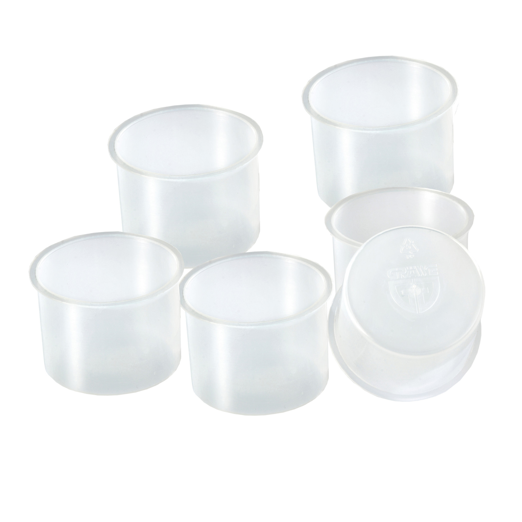 Henkel-Trinkglas mit Deckel und Strohhalm 4 Stück inkl. 6 Kunststoffbechern